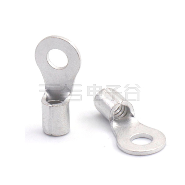 O形无绝缘端子 镀锡 螺栓孔径4.3 接线4-6mm²(12-10AWG)